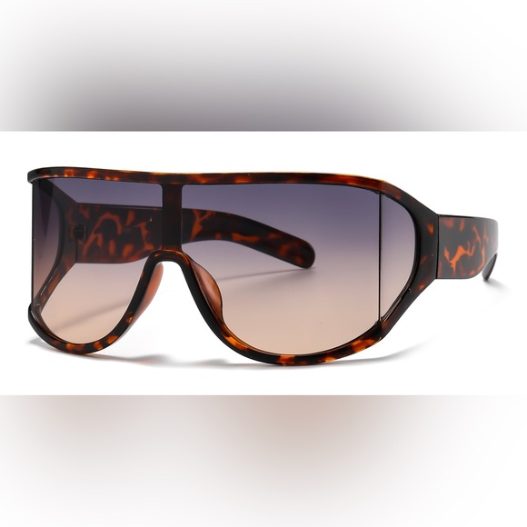 Flat Top Oversized Sunglasses - Picture 2 of 6